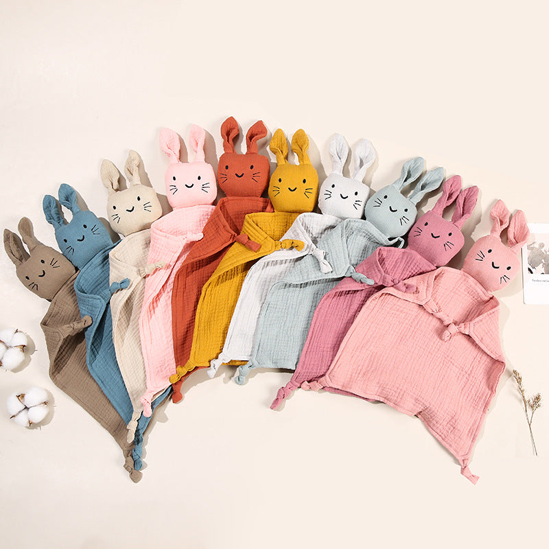 Muslin comforter bunny doll