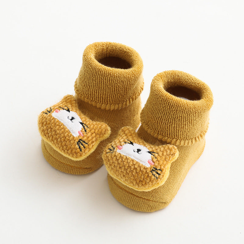 Socken mit Plüsch-Applikation