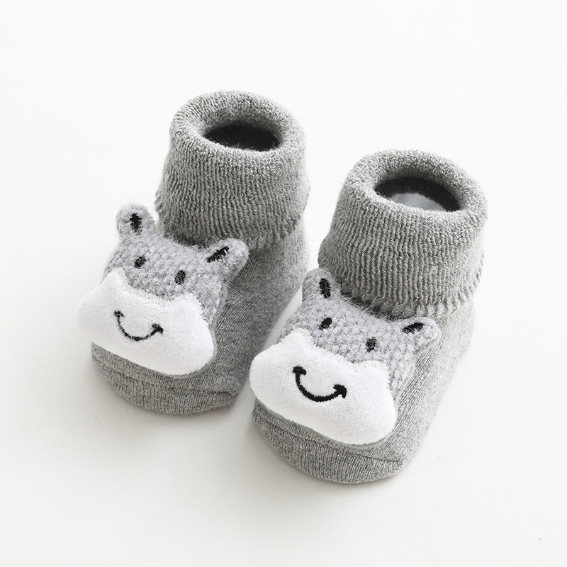 Socken mit Plüsch-Applikation