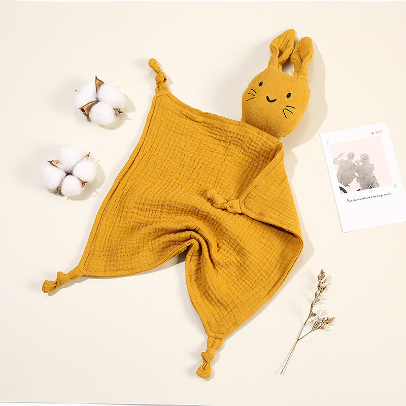 Muslin comforter bunny doll