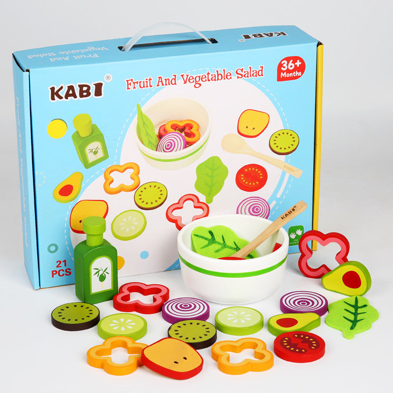 Gemüsesalat - Spielzeugset