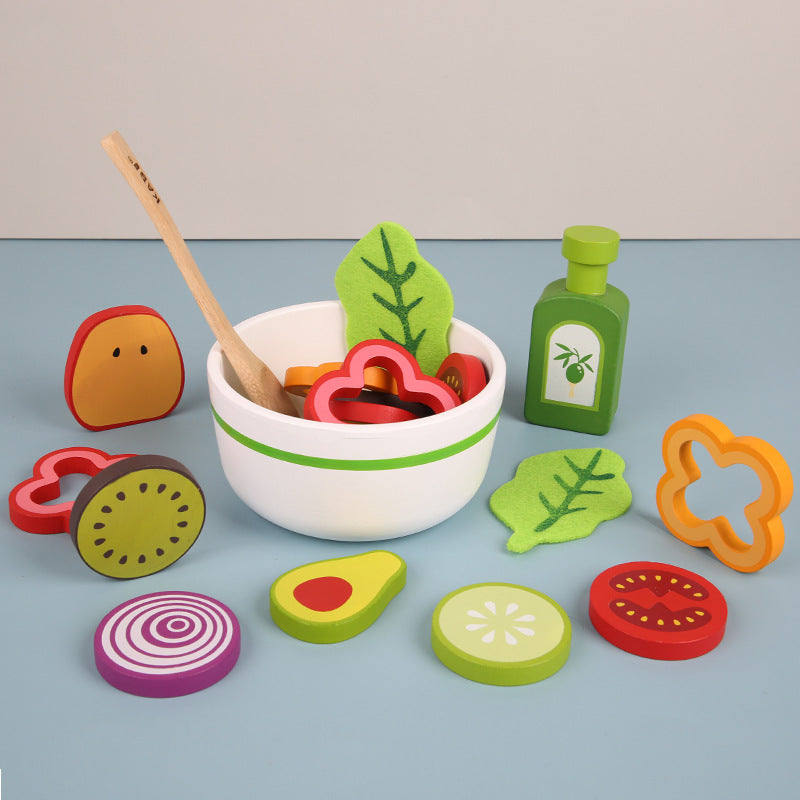 Gemüsesalat - Spielzeugset