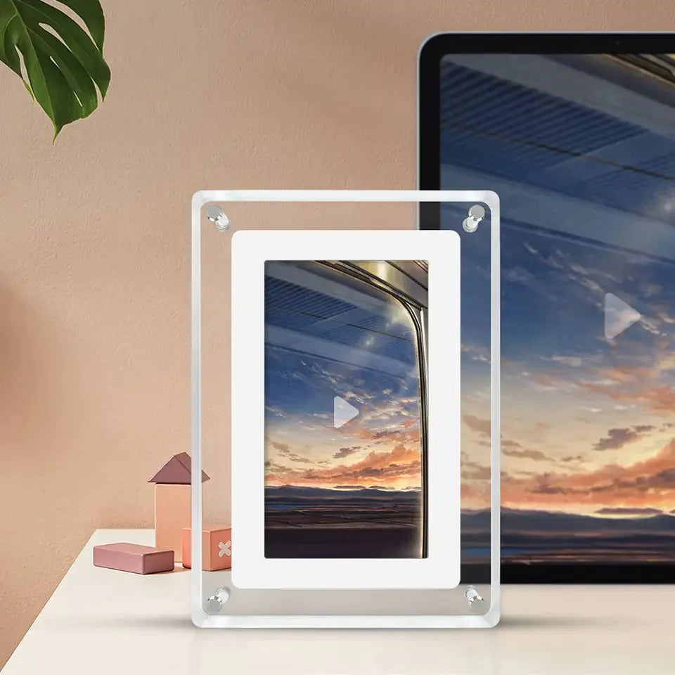 Acryl-Bilderrahmen mit Videofunktion
