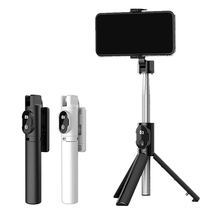 Selfie-Stick mit integriertem Stativ und LED-Licht