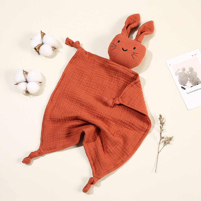 Muslin comforter bunny doll
