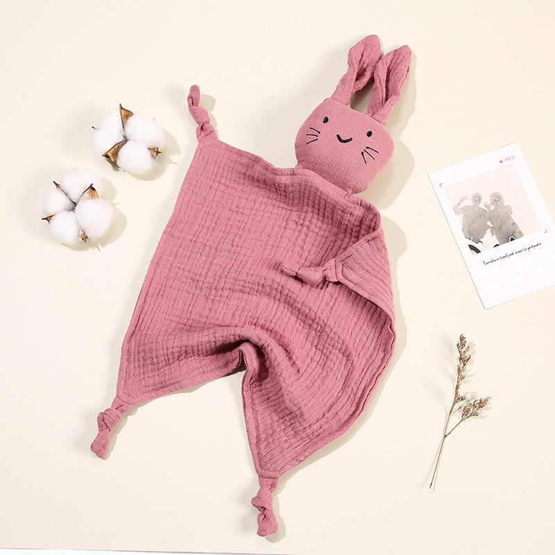 Muslin comforter bunny doll