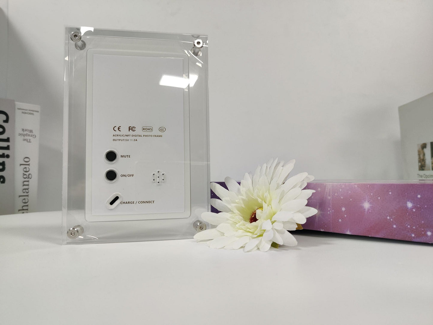 Acryl-Bilderrahmen mit Videofunktion