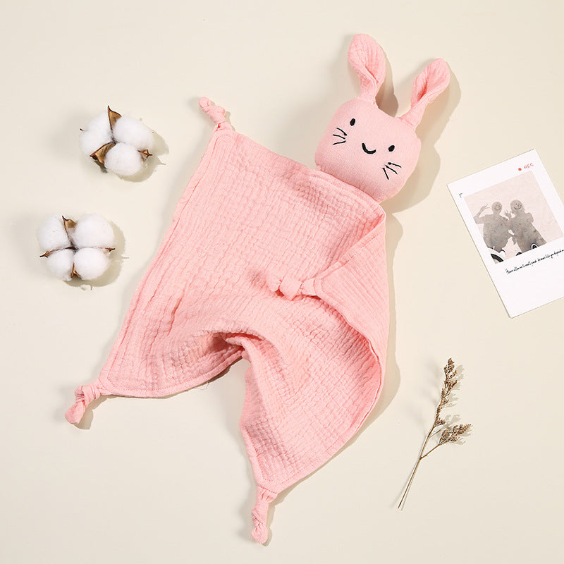 Muslin comforter bunny doll