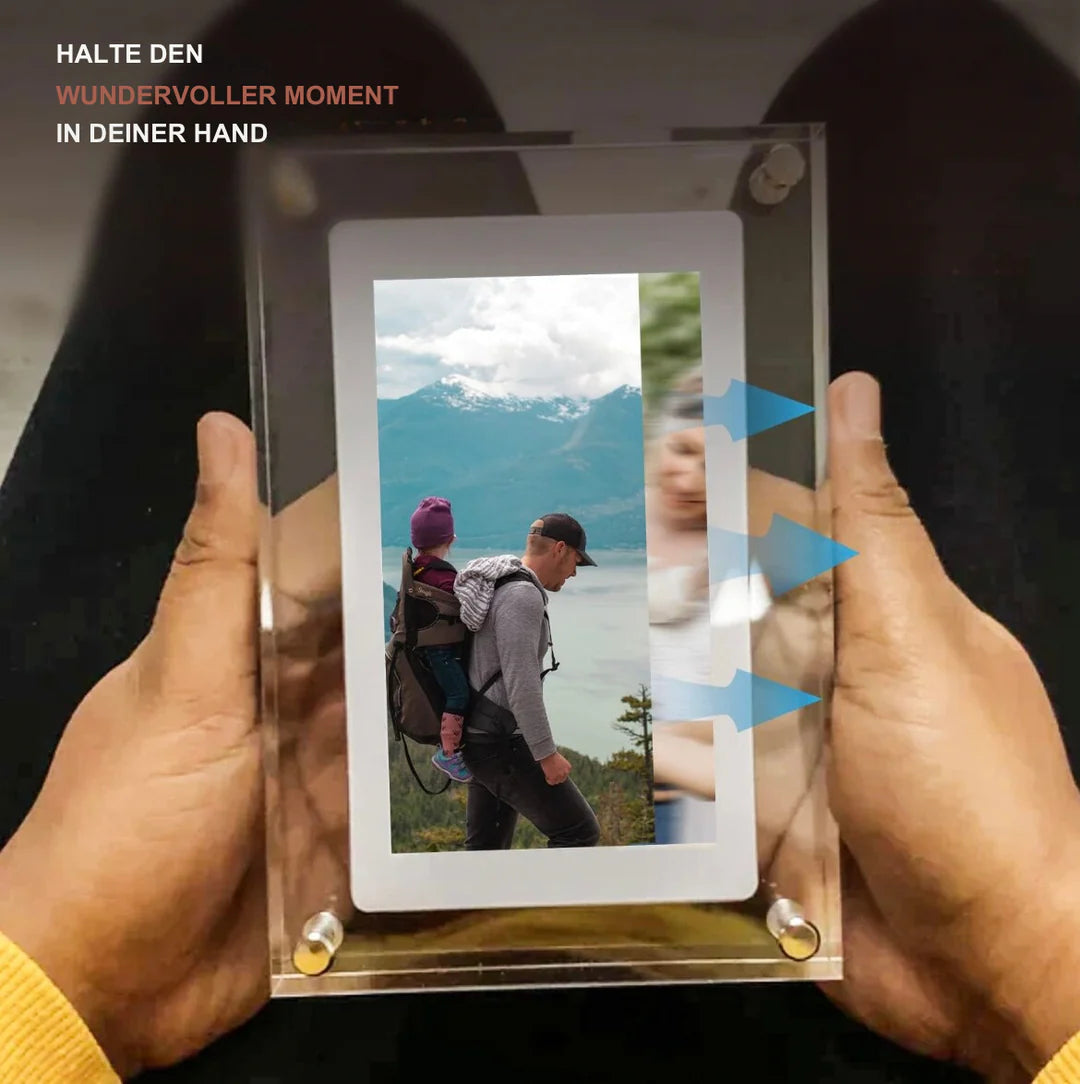 Acryl-Bilderrahmen mit Videofunktion