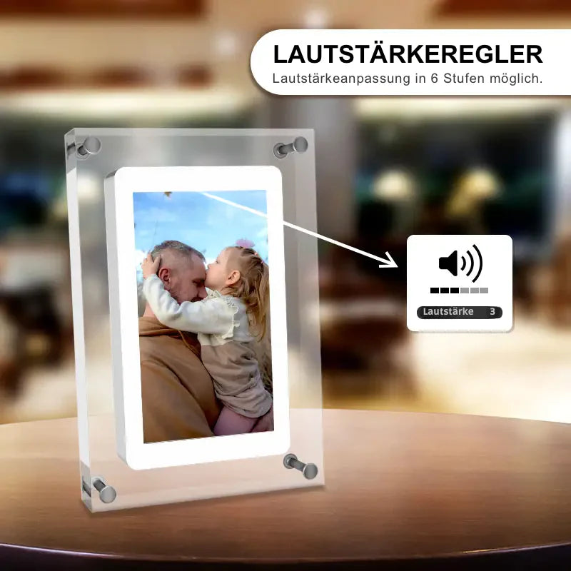 Acryl-Bilderrahmen mit Videofunktion
