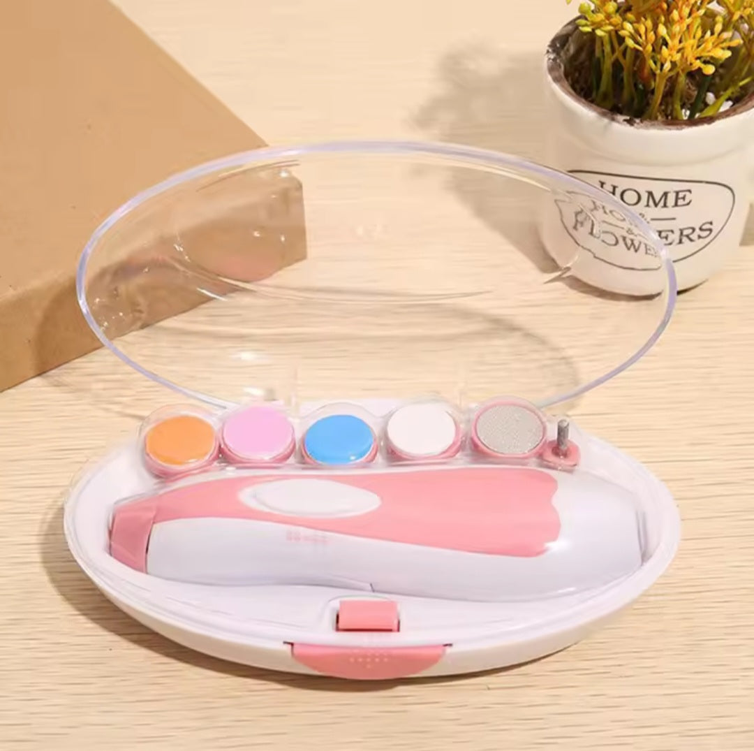 Elektrisches Baby-Nagelset mit LED-Licht