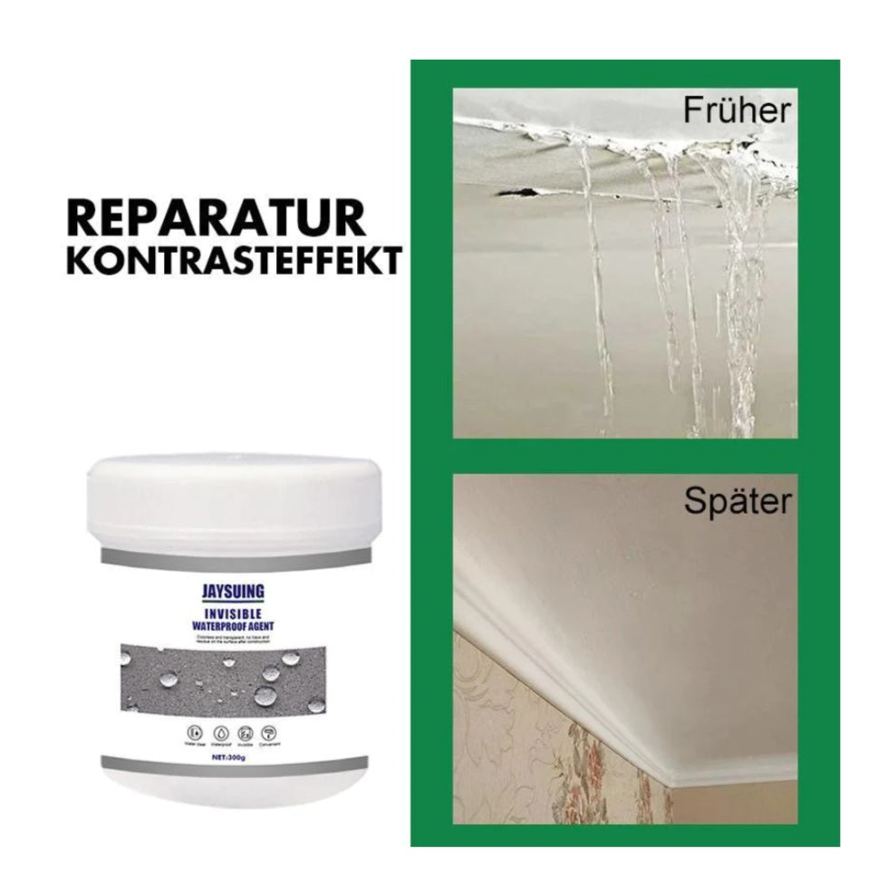 Transparenter & wasserdichter Kleber