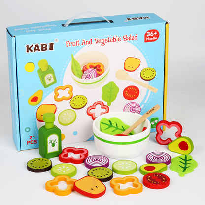 Gemüsesalat - Spielzeugset