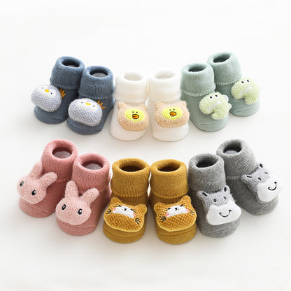 Socken mit Plüsch-Applikation
