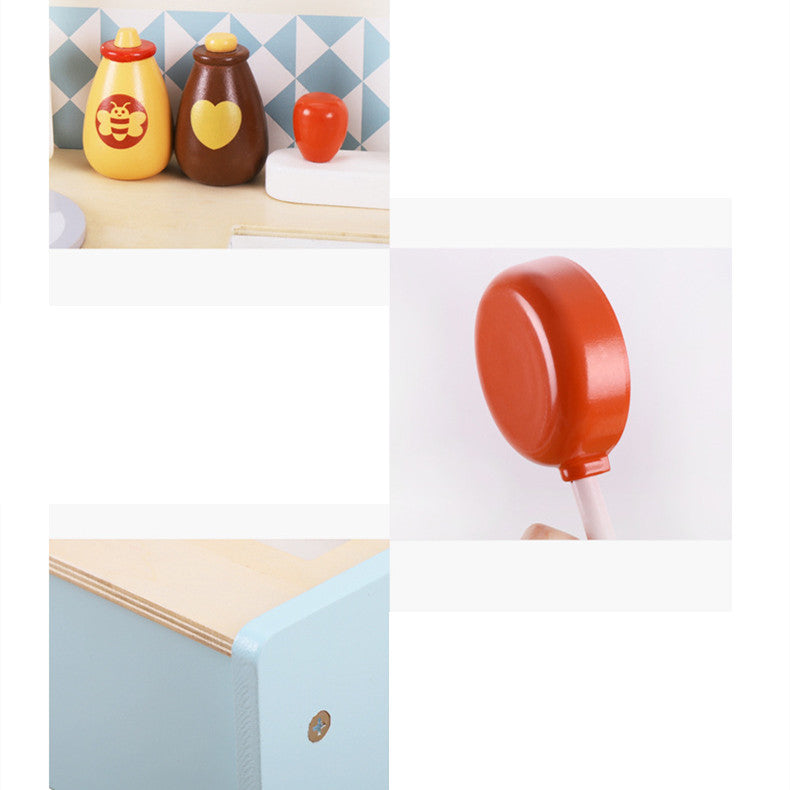 Mini-Holzküche Spielset