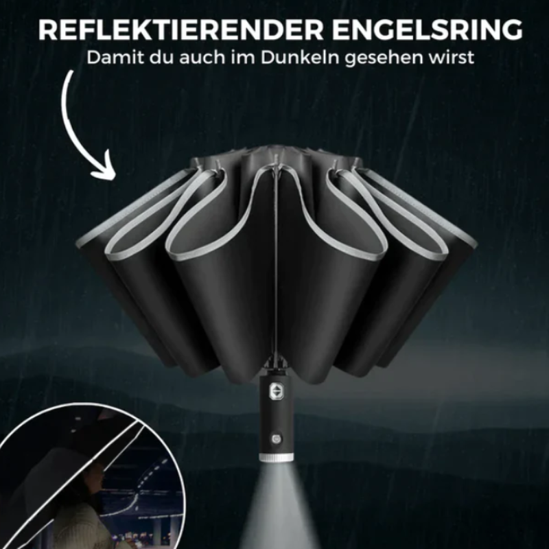 Automatischer Umkehrschirm mit Reflektoren