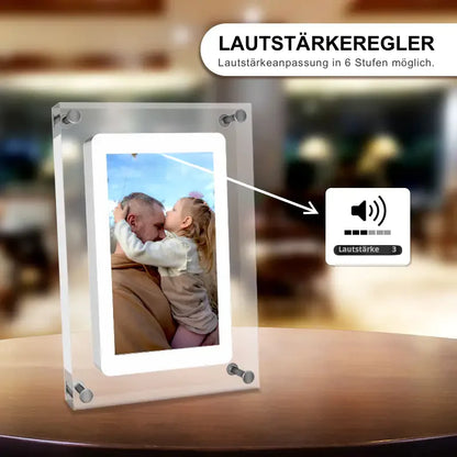 Acryl-Bilderrahmen mit Videofunktion