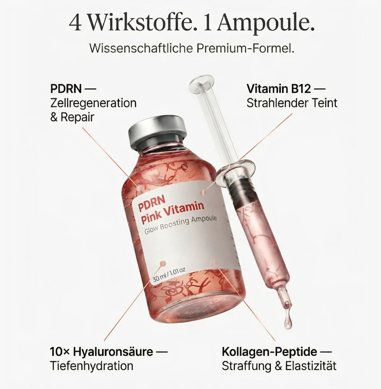 PDRN Vitamin Glow Boosting Ampoule (Salmon-DNA)