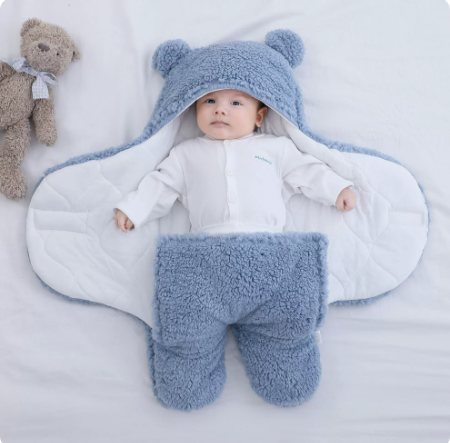 Baby Bären-Wickeldecke