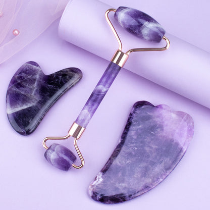 Gua-Sha Amethyst Set