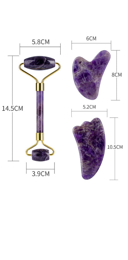 Gua-Sha Amethyst Set