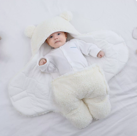 Baby Bären-Wickeldecke
