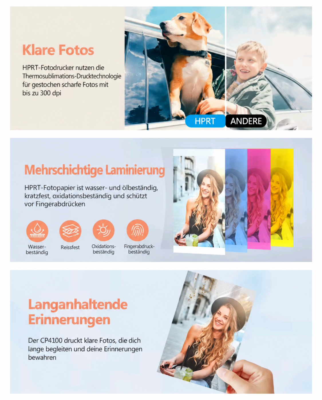 HPRT CP4100 – Mobiler Fotodrucker mit AR-Video-Funktion