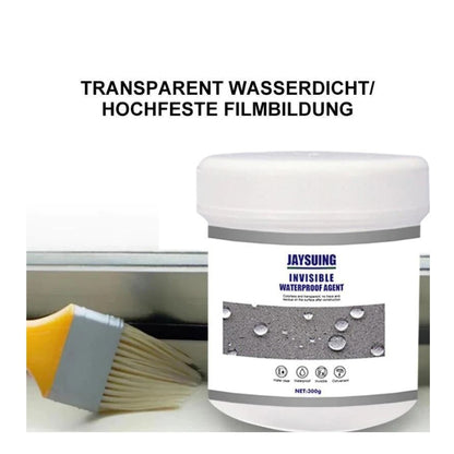 Transparenter & wasserdichter Kleber