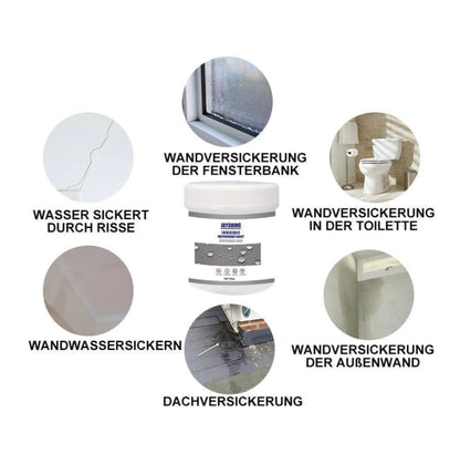 Transparenter & wasserdichter Kleber