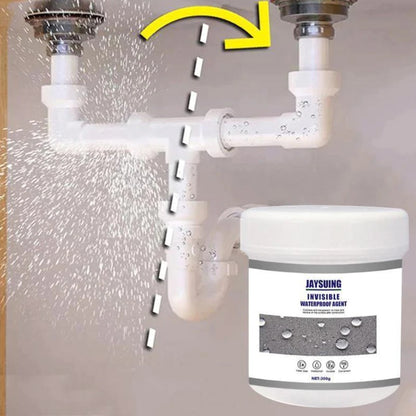 Transparenter & wasserdichter Kleber