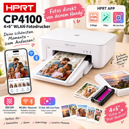 HPRT CP4100 – Mobiler Fotodrucker mit AR-Video-Funktion