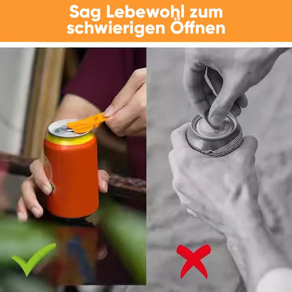 Einfacher Dosen-Öffner und Getränkeschutz