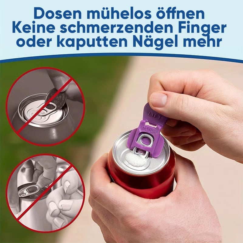 Einfacher Dosen-Öffner und Getränkeschutz