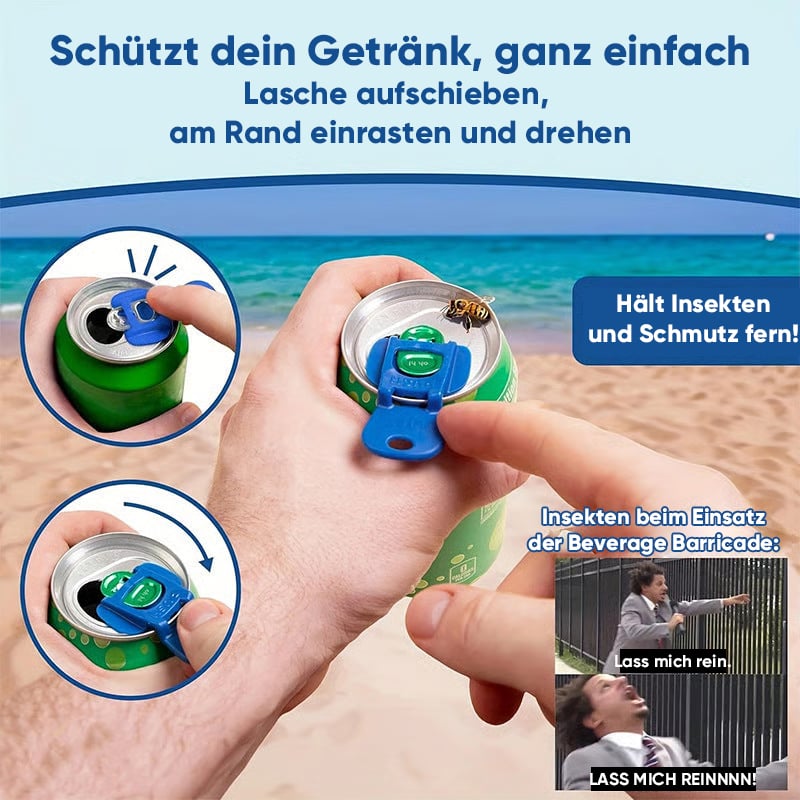 Einfacher Dosen-Öffner und Getränkeschutz